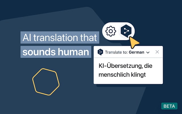 deepl extention screenshot