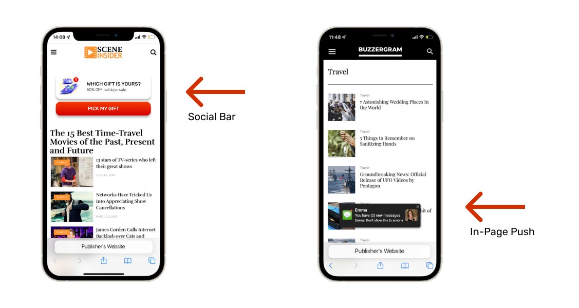 mobile-marketing-trends-example-of-a-social-bar-and-an-in-page-push