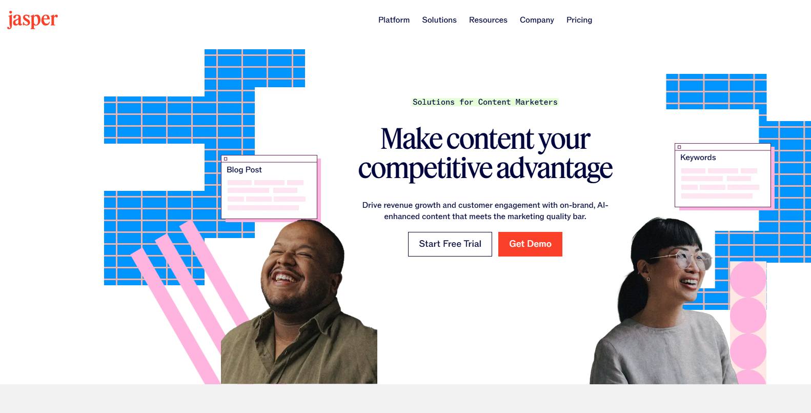 pagina-inicial-da-plataforma-jasper-ai