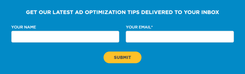 Clear message in lead form