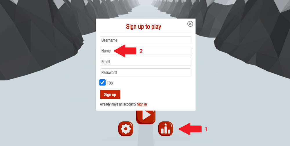 Enter your Adsteerra login in the Name field