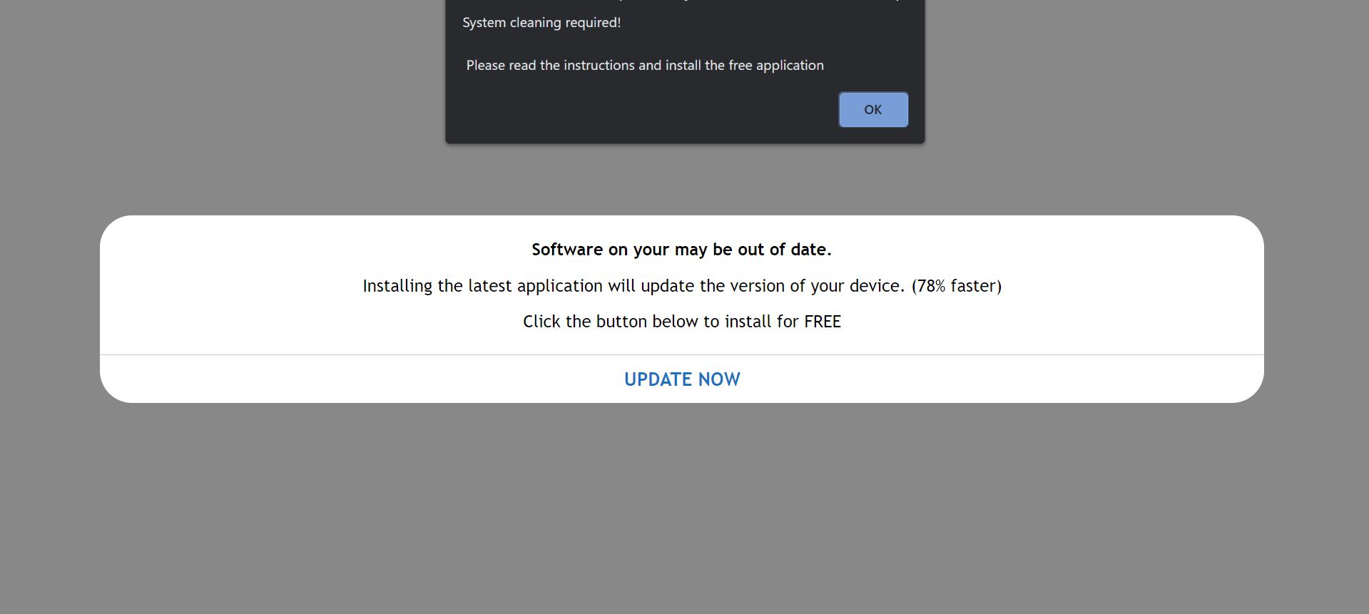 Prelanders for a Utility offer