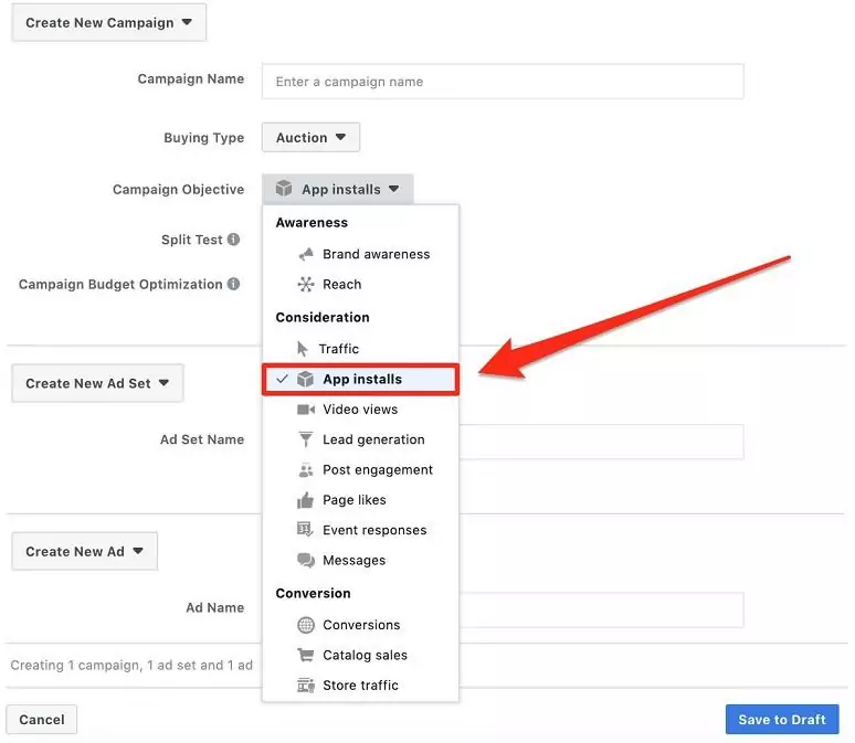 How to target App installs via Facebook Ads