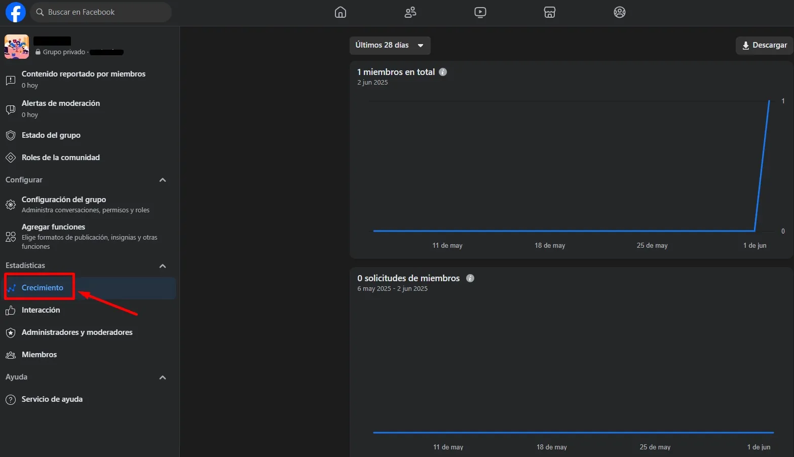 area-de-analisis-de-crecimiento-del-grupo-de-facebook