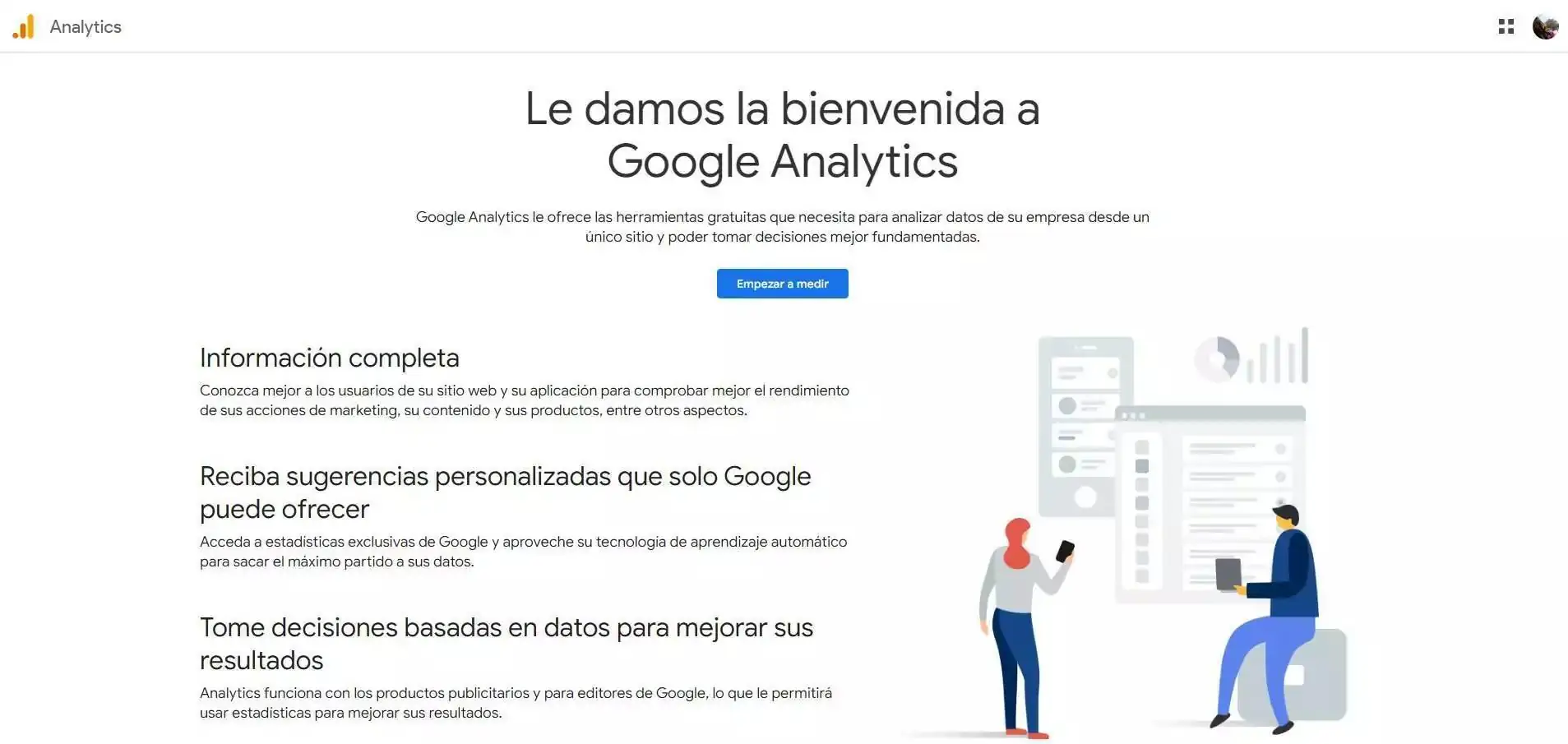 google-analytics-servicio