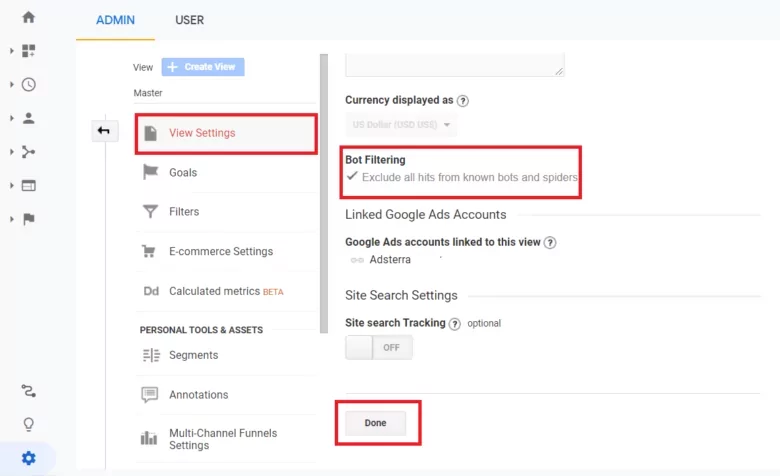 google-analytics-settings