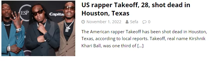 Example of catchy content