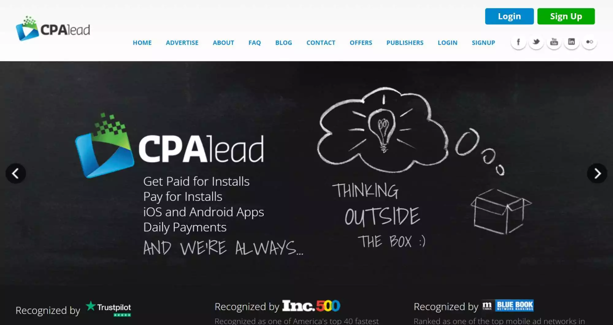 pagina-de-inicio-da-plataforma-cpalead