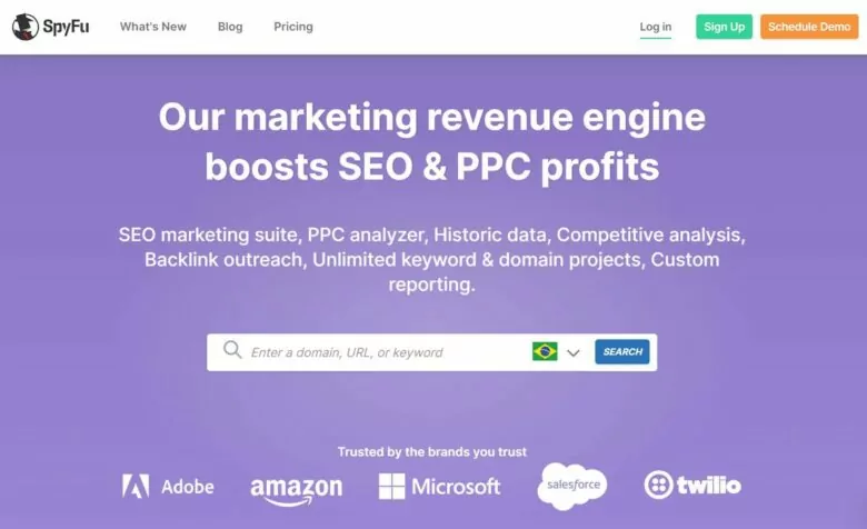 pagina-de-inicio-da-spyfu