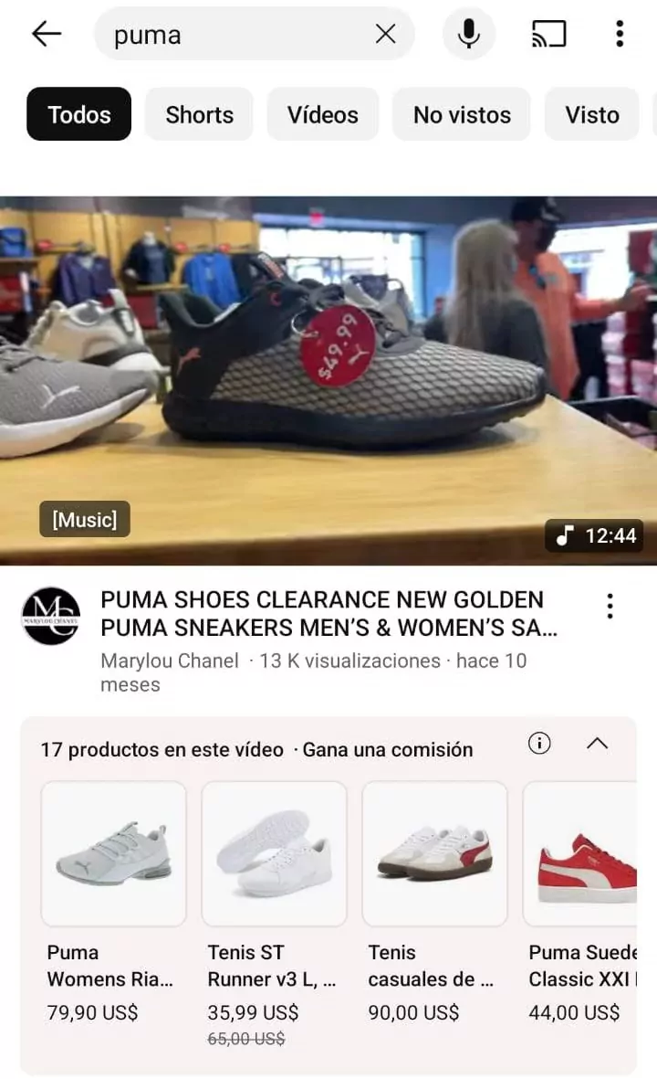 productos-de-youtube-shopping-de-puma