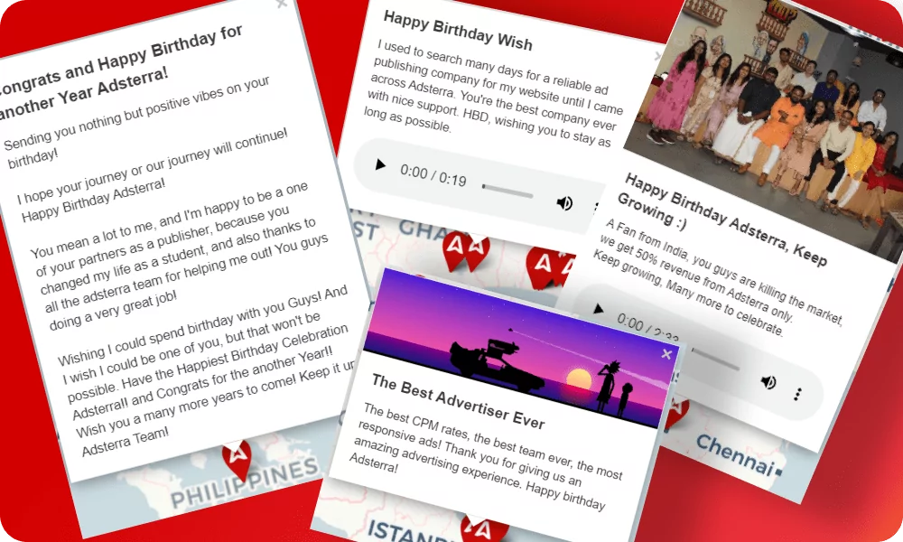 Publishers tell about their revenues and success with Adsterra