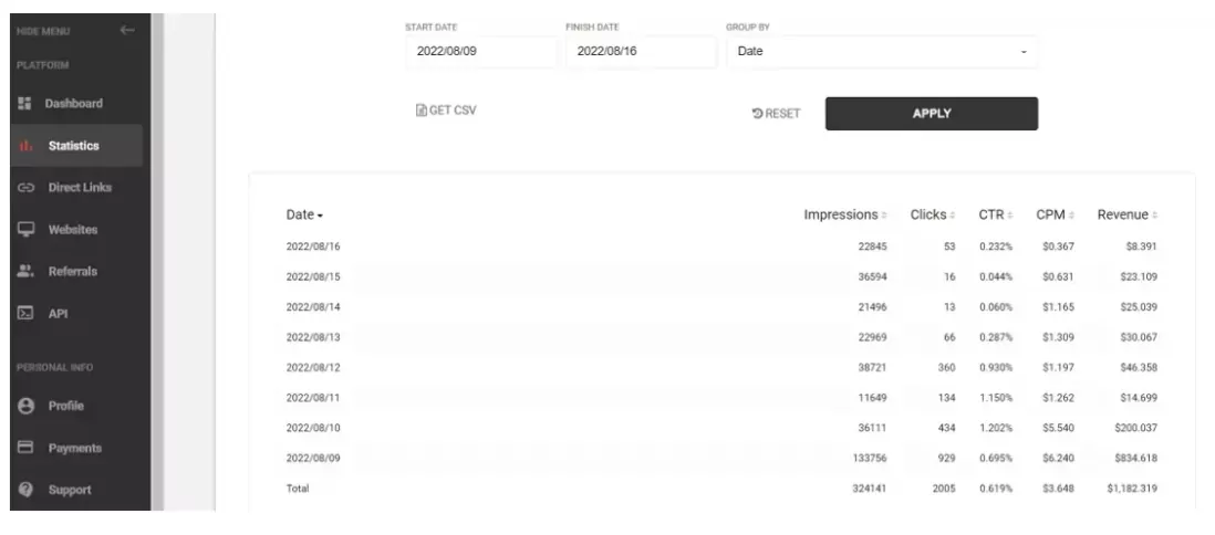 start-date-finish-date