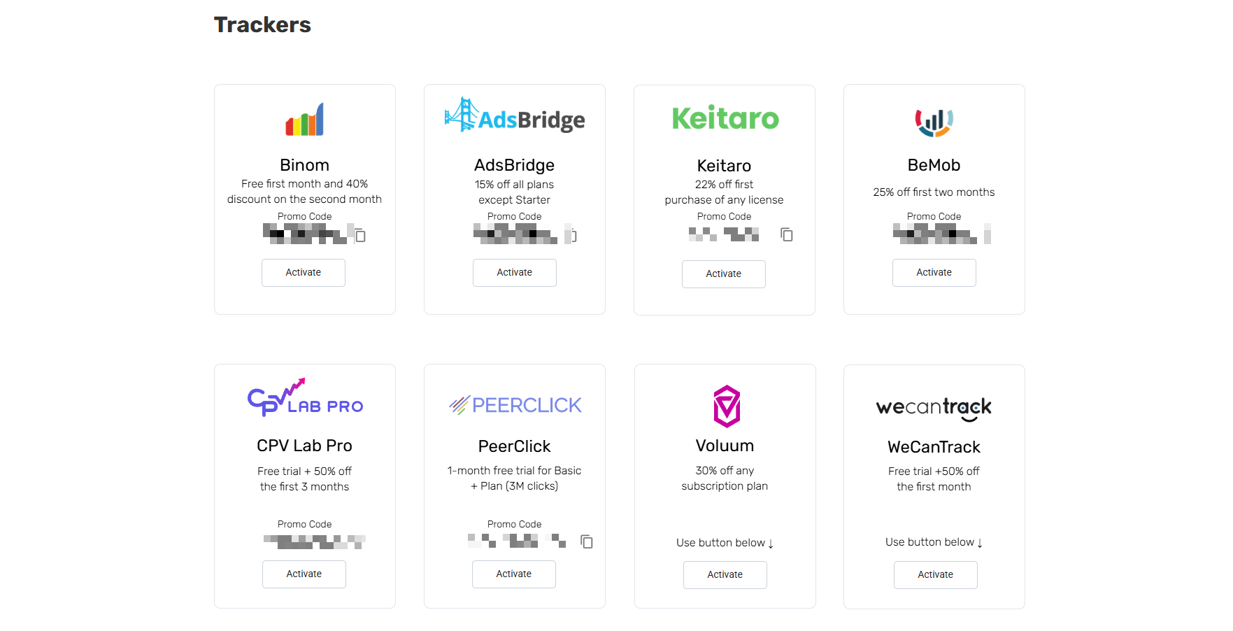 trackers-special-offers