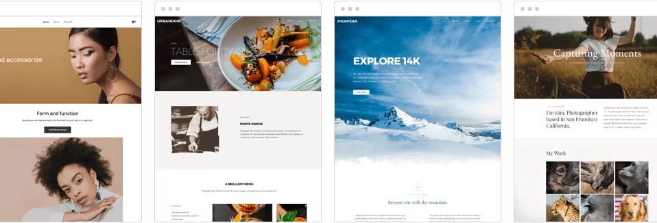 Weebly website builder main page overview